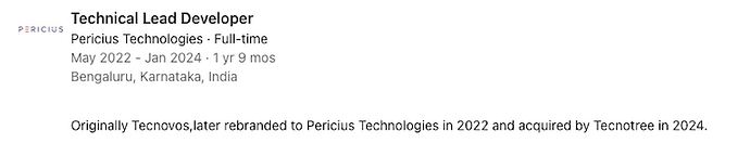pericius-tecnotree