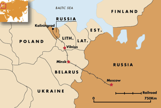 Kaliningrad railroad