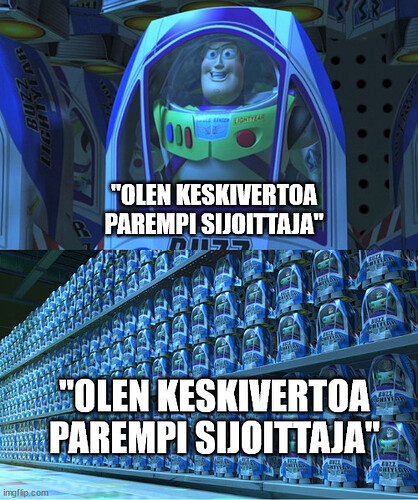 olen keskivertoa