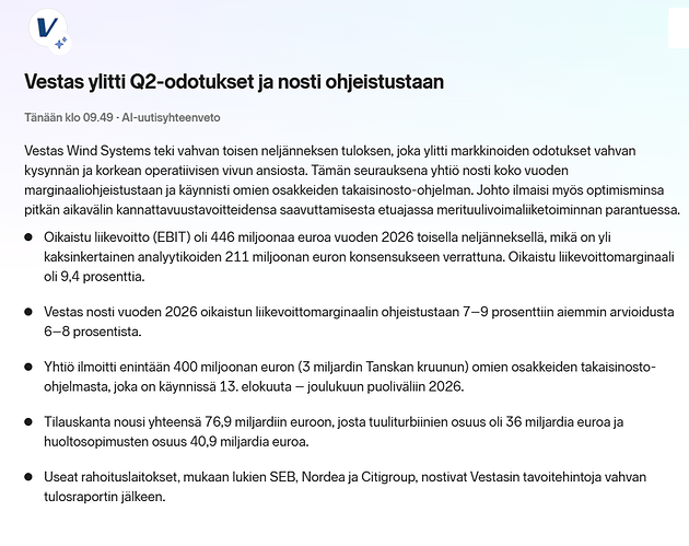 Vestas Wind Systems