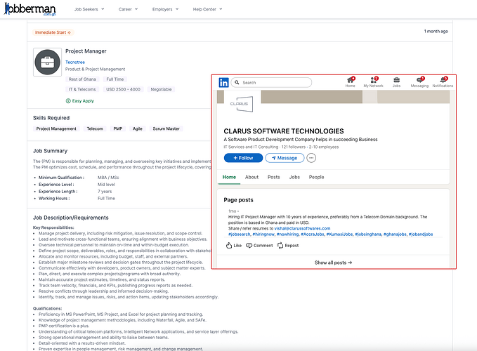 Tecnotree Clarus Softwares