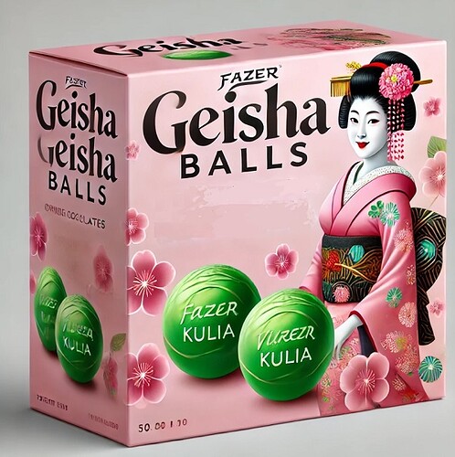 Geisha balls