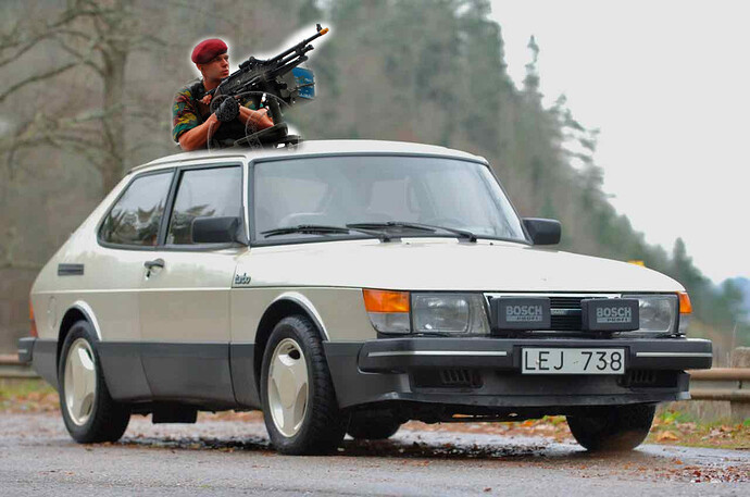 Bad-ass Saab