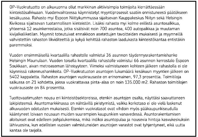 Vuokratuotto