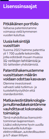 Patentit - vuosikertomus 2022